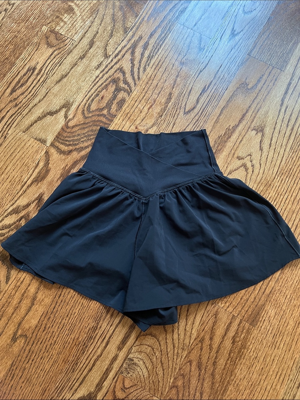 aerie Black High-Waist Skort